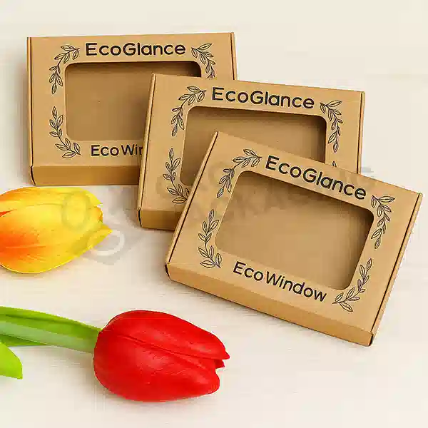 Custom Kraft Window Boxes