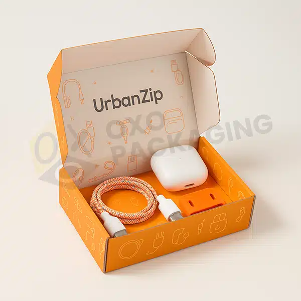 Orange Mailer Boxes
