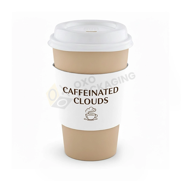 White Coffee Cup Sleeves