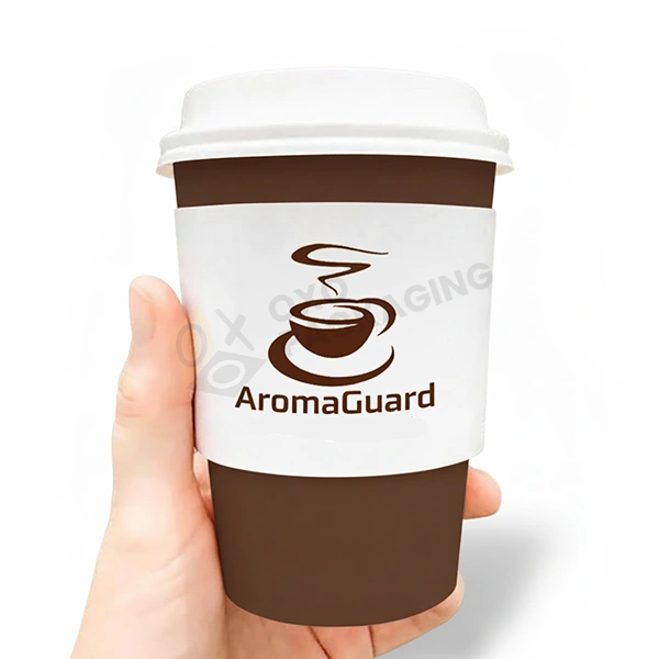 White Coffee Cup Sleeves